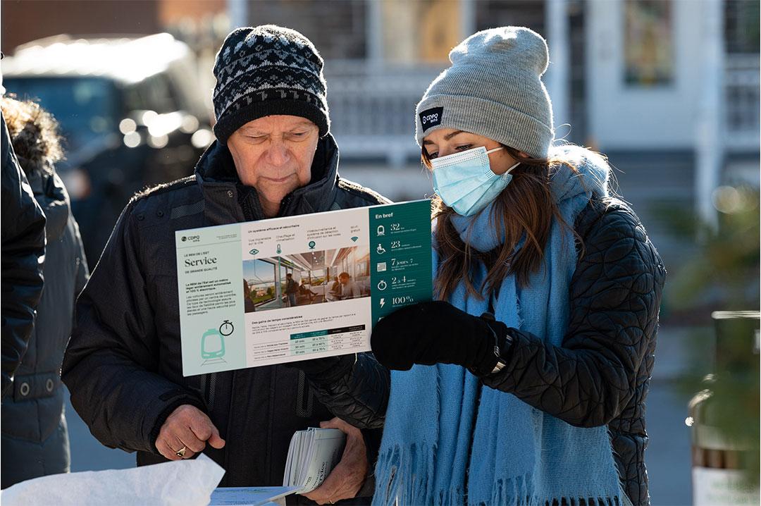 Images of the citizens' meetings during the field trip in the east end of Montreal